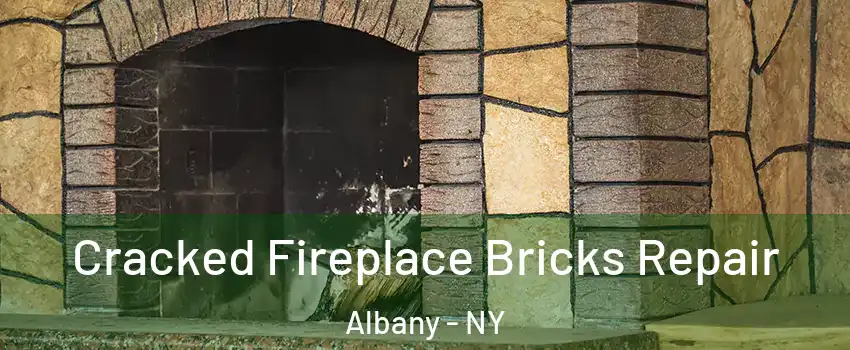  Cracked Fireplace Bricks Repair Albany - NY