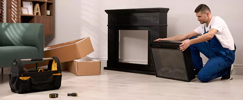 Old Rusted Metal Fireplace Repair And Replacement in Albany, NY