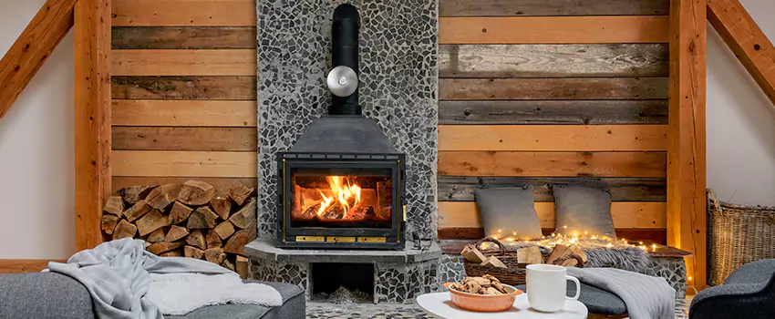Thelin Hearth Products Direct Vent Gas Stove Fireplace Inspection in Albany, New York